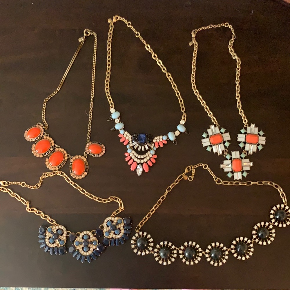 J Crew statement necklace bundle